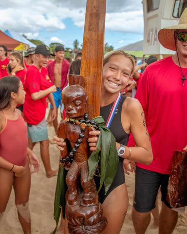 Pua Desoto Surfing Champion