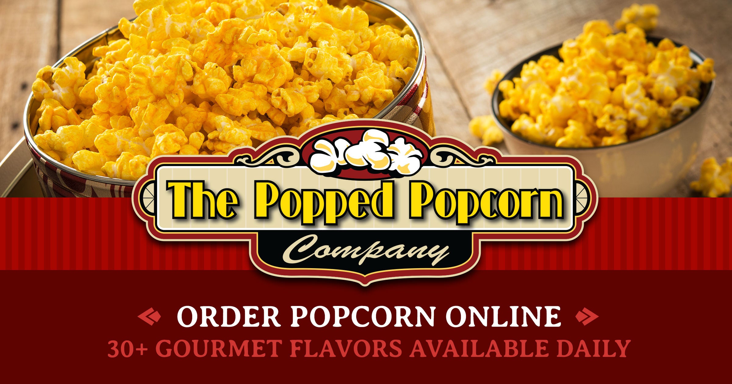 Order 2 Gallon Bags of Gourmet Popcorn (Available in 30+ Flavors)