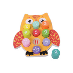 Owl Number Block