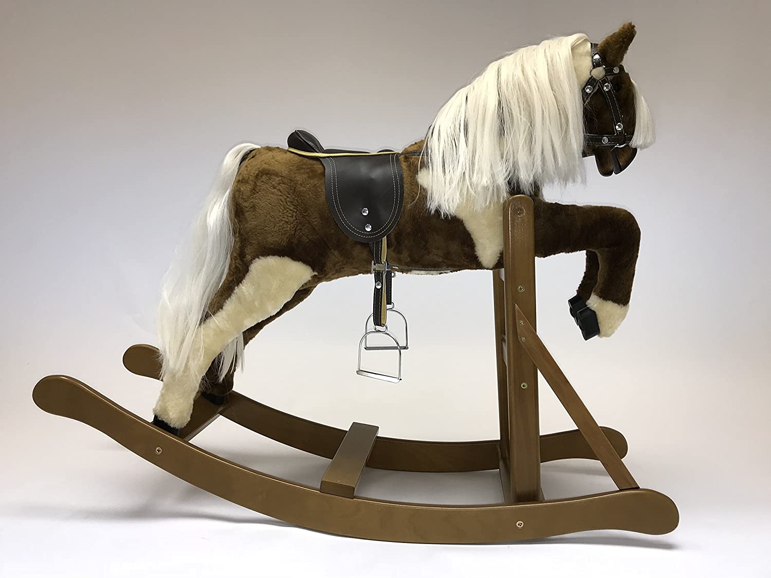 MJ Mark Wooden Rocking Horse - Mercury VI Galloping Rocking Horse