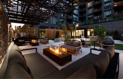 Tanu Condos featuring Hauser Site Furniture