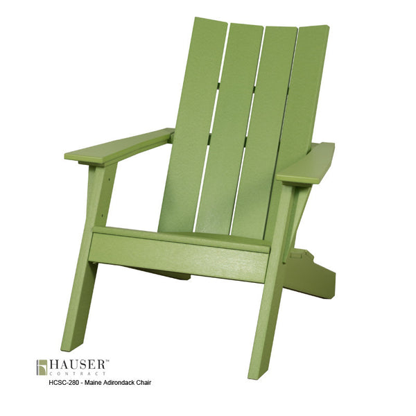 maine adirondack chair - hauser site furniture