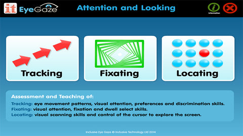 This title builds early eye gaze skills - tracking, fixating, and locating