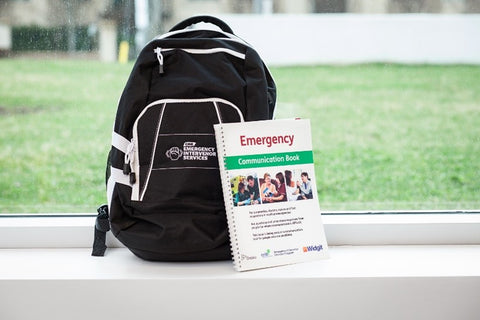 Widgit Emergency Communication book for Deafblind services
