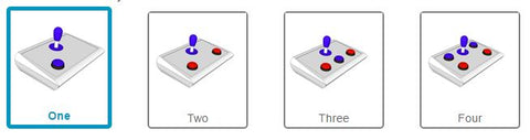 Select the number of buttons for your BJOY Stick C