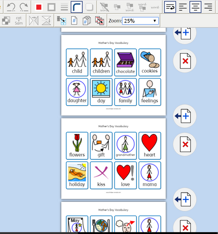 widgit mothers day vocab canada bridges populate frames tool