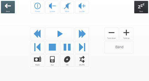 Choose remote control functions in Grid 3