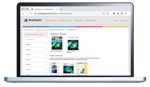 Readtopia on laptop or Chromebook image