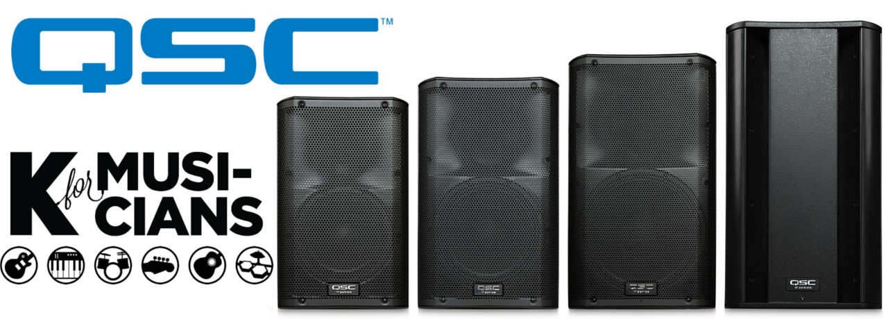 QSC K for Musicians Powered Speakers