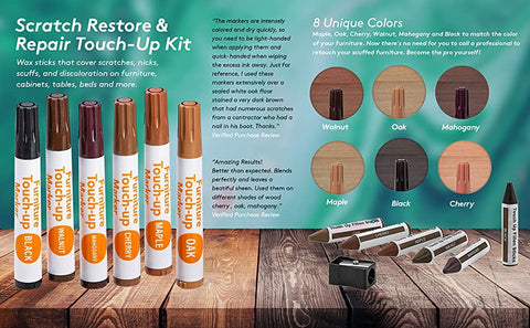 Katzco 13 Piece Furniture Wood Markers Repair Kit Set
