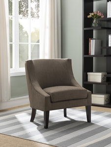 Rosalie Brown Upholstered Fabric Oversized Accent Living Room