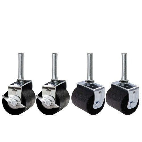 Heavy Duty Bed Frame Caster Roller Wheels Set Of Four (2 Locking, 2