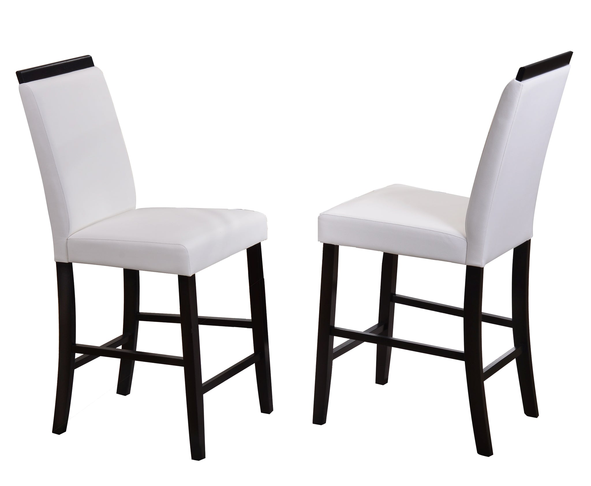 bar stools white faux leather