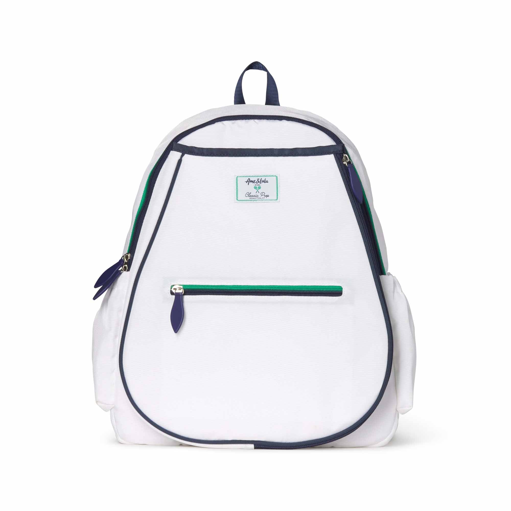 Verzoenen Laag Suradam Game On Tennis Backpack, Bright White - Classic Prep