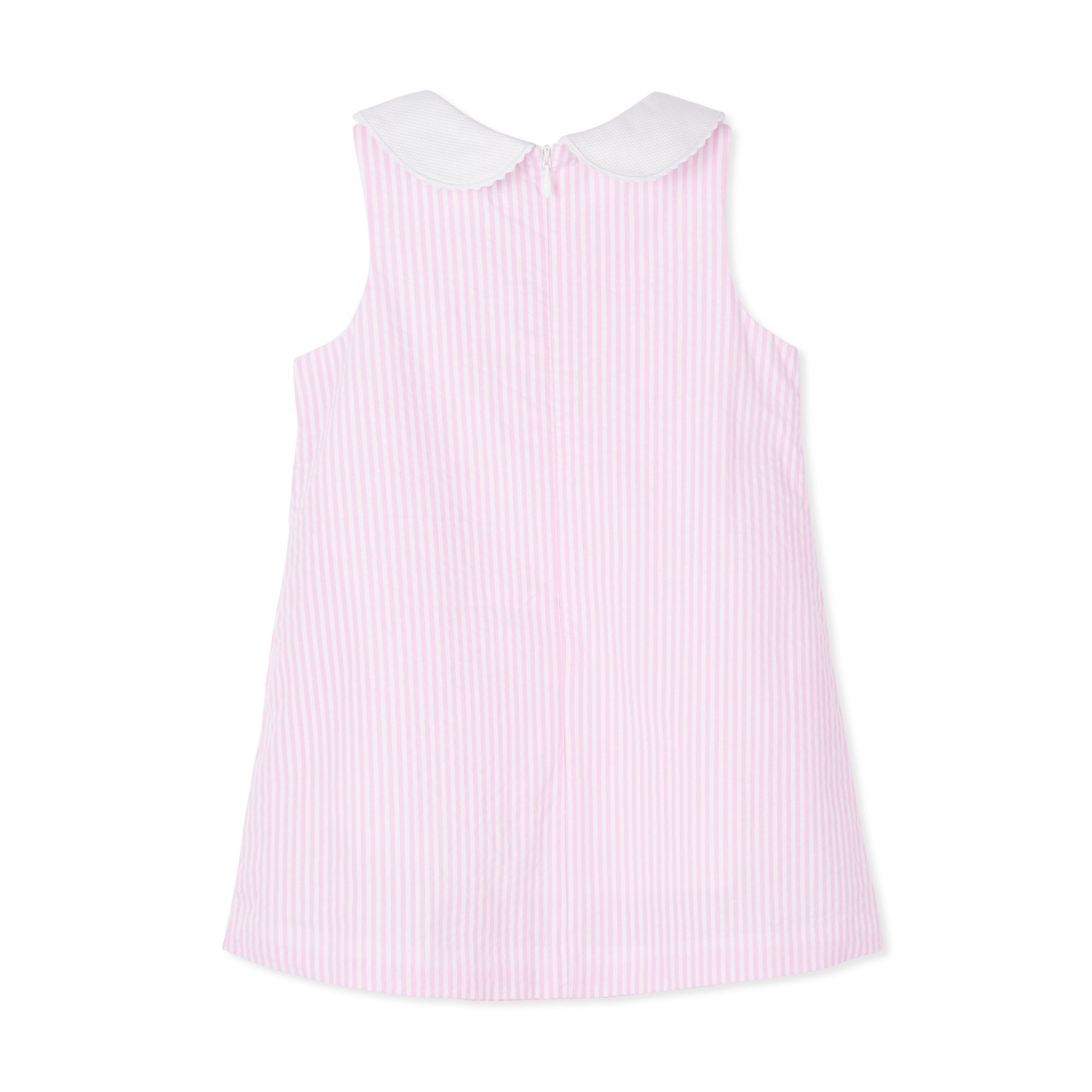 Maddie Dress, Lilly's Pink Seersucker - Classic Prep