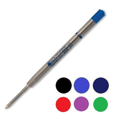 Monteverde Capless Ceramic Gel Parker Style Ball Pen Color Refill 2 Pack -  Fine