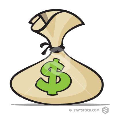 Cartoon Money Sack - 