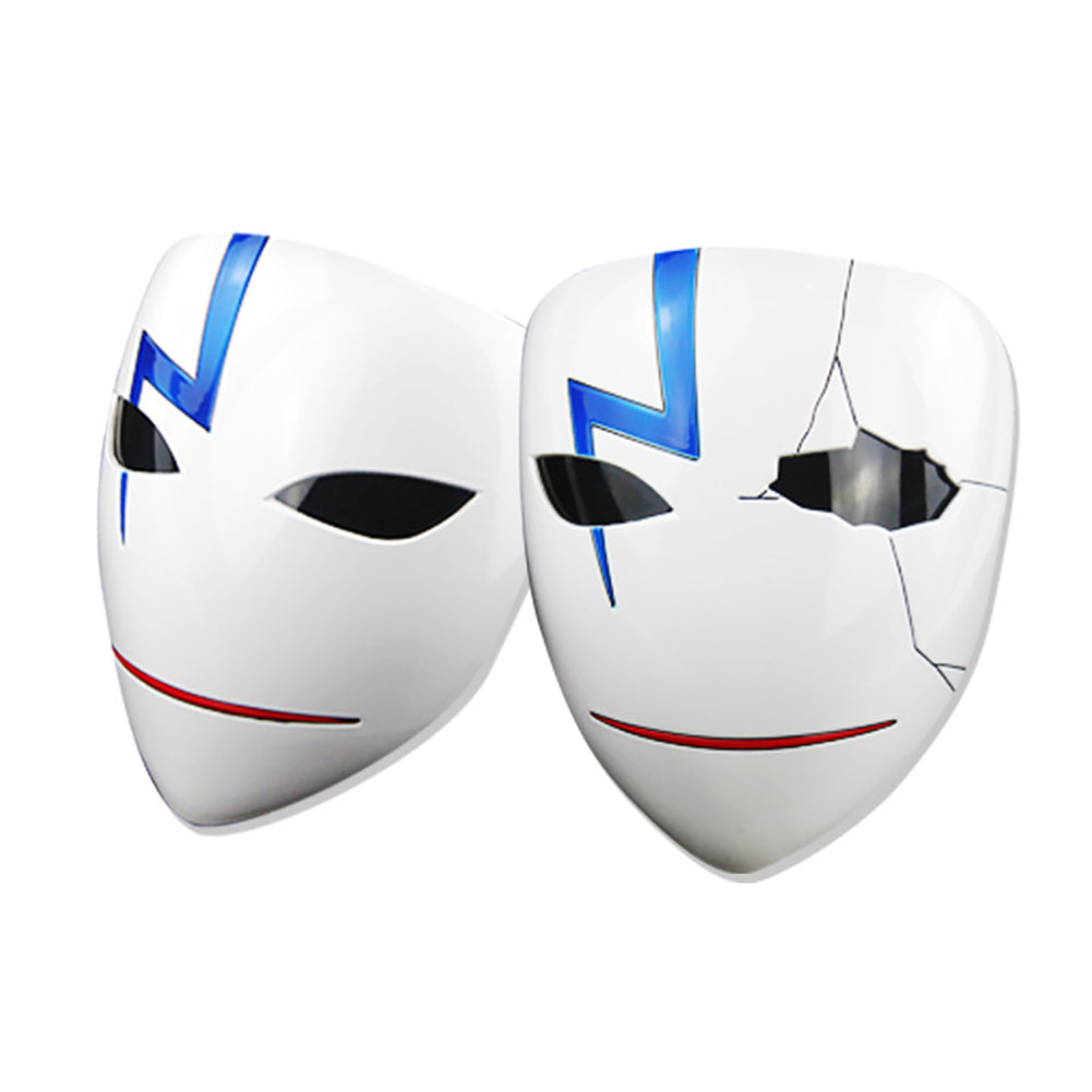 RARE!! Kagetane Hiruko Black Bullet Mask Wooden Mask Cosplay