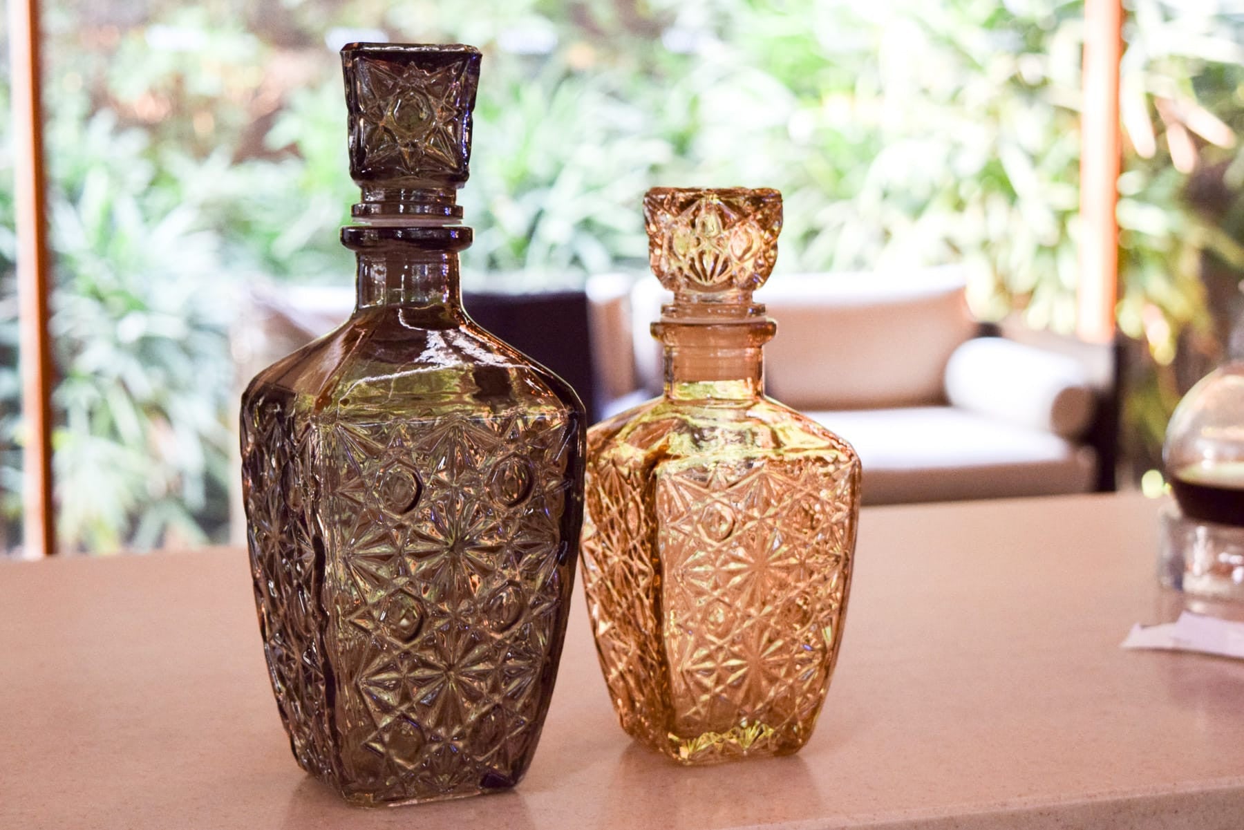 Buy Decorative Etched-Glass Bottle (Small) - Home Artisan