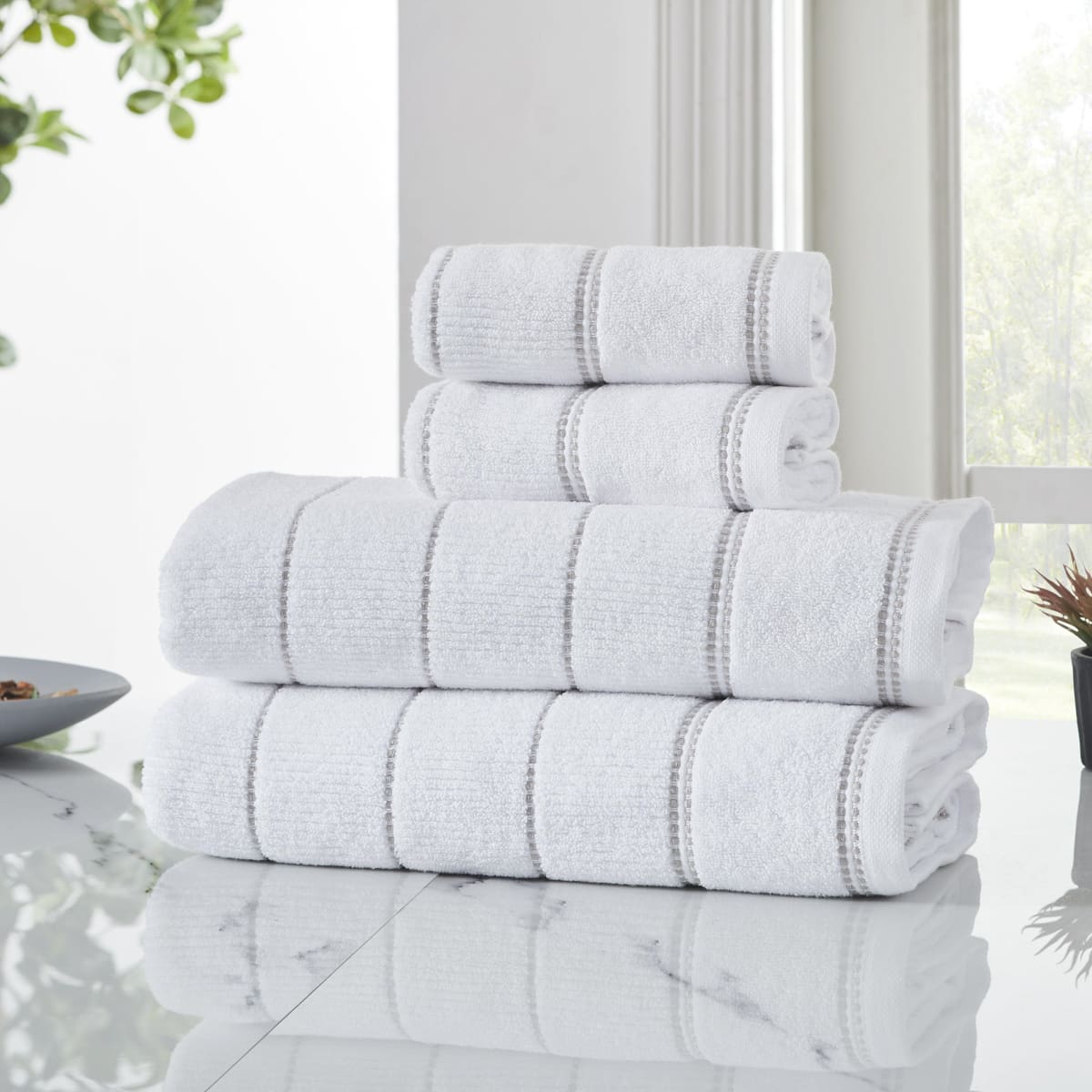 Buy Accent Towel Set (Porpoise) - Home Artisan