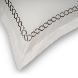 Petals Cream Cotton Sateen Bed Sheet by Veda Homes