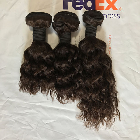 Medium Brown 9a 8 10 14 Inches Natural Wave Real Virgin Human
