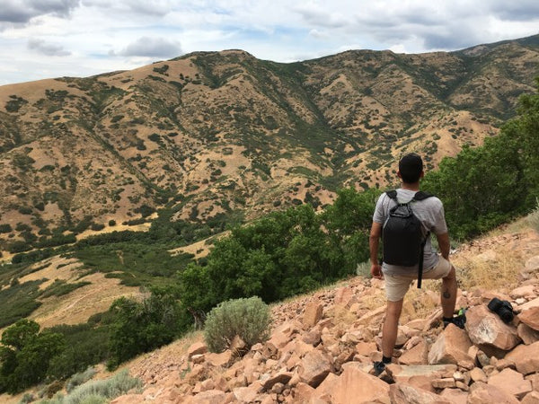 The Scrubba stealth pack for hiking in Salt Lake City