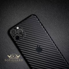 sopiguard iphone 11 pro max carbon fiber sticker skin