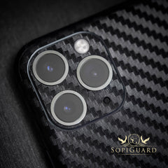 sopiguard iphone 11 pro max carbon fiber sticker skin