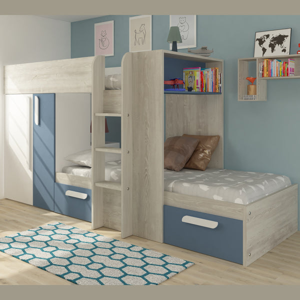 Kids Beds Cabin High Beds With Storage Drawers Underneath