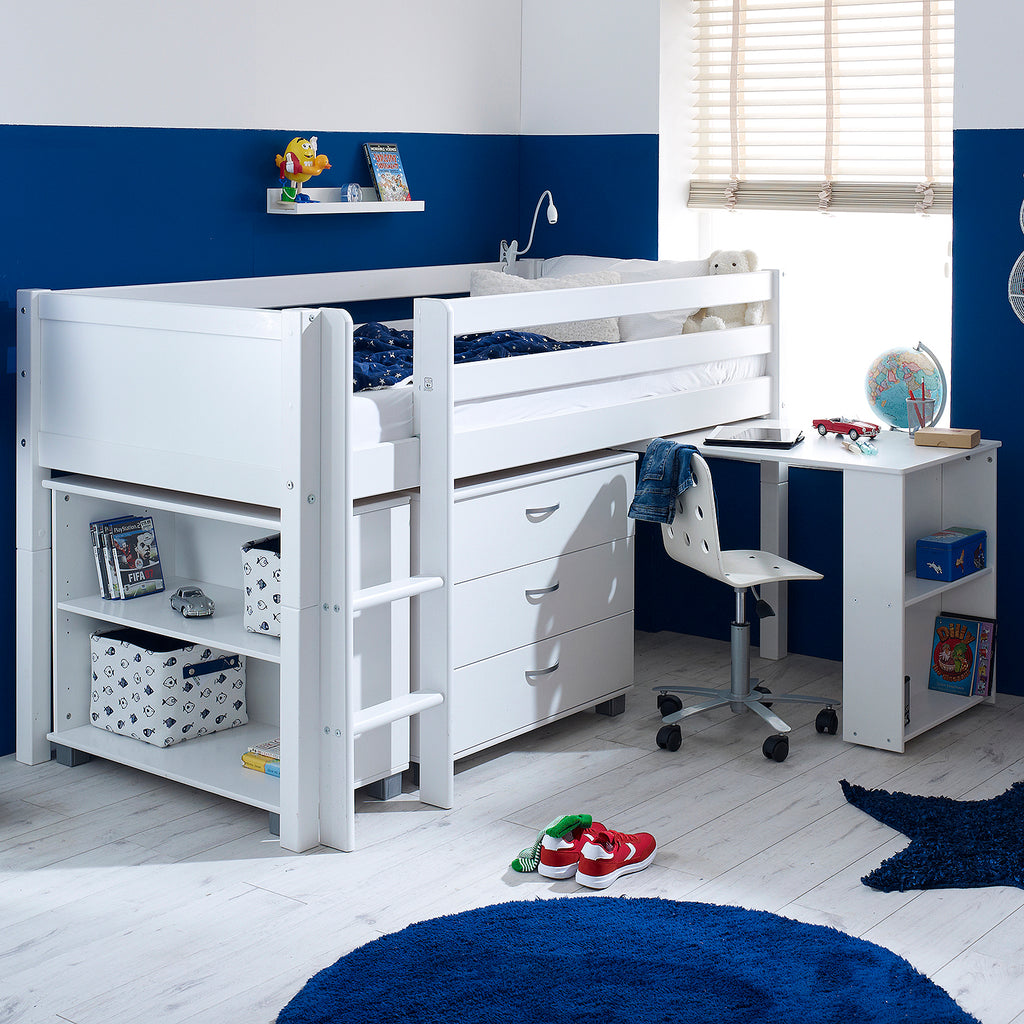 cabin bed with drawers and desk