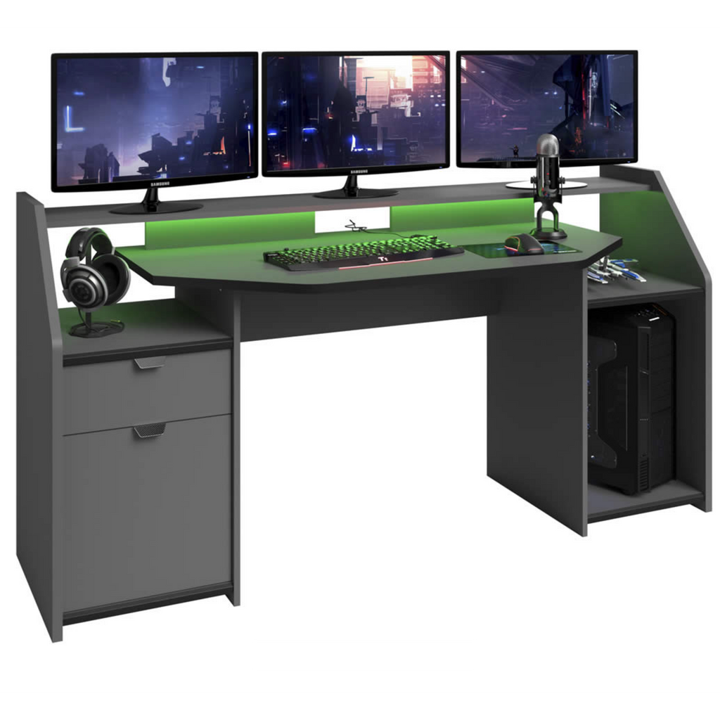 Parisot Setup Gaming Desk Workstation Family Window