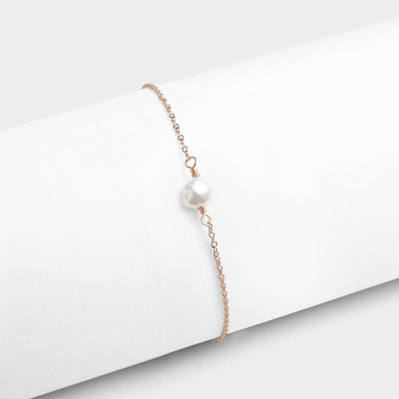 single pearl bracelet