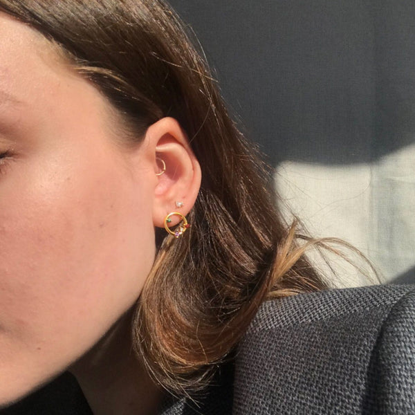 Amour Lock Earrings - Sustainable and Ethical Jewelry in NYC – SiiZU