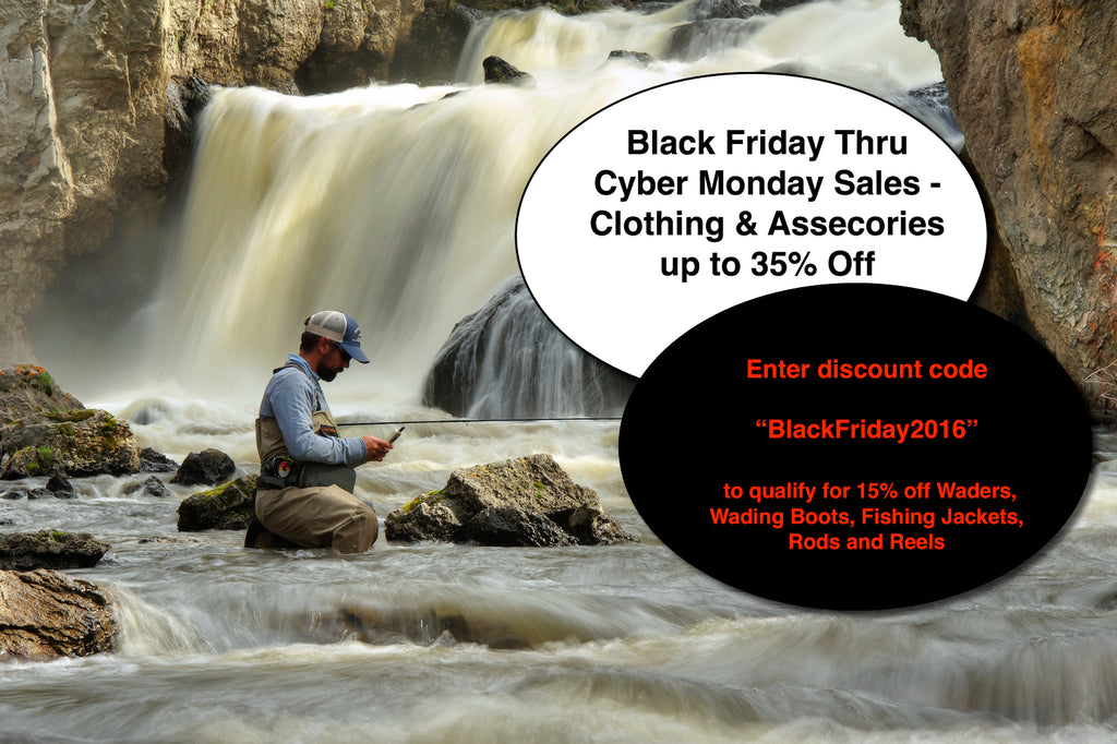 Black Friday and Cyber Monday Fly Fishing Sale - Madison River Outfitters