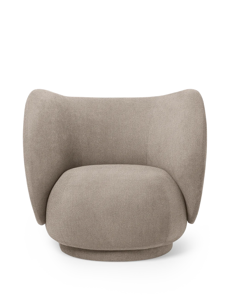 The Ferm Living Rico Lounge Chair is very comfortable 