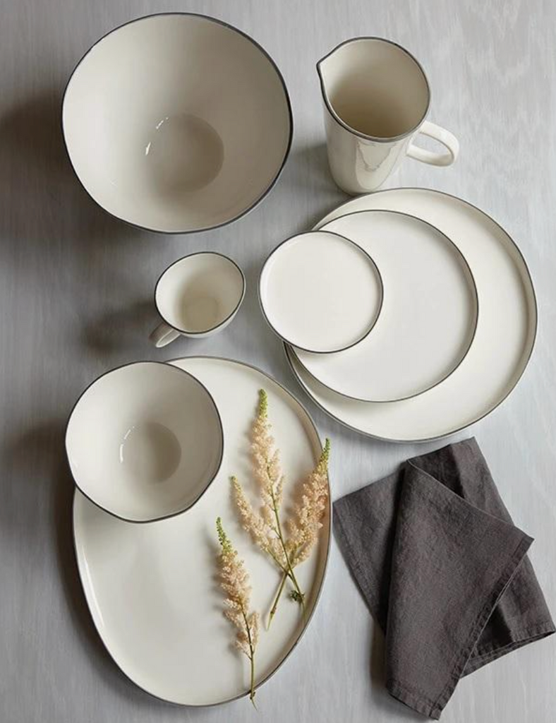 Scandinavian plates canvas home minimalist interior design