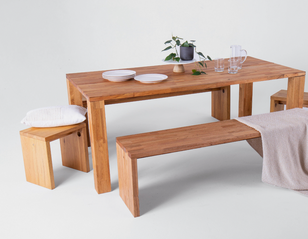 Mash Studios LAX Edge Dining Table Rustic Design Home and Interior Furniture Designs