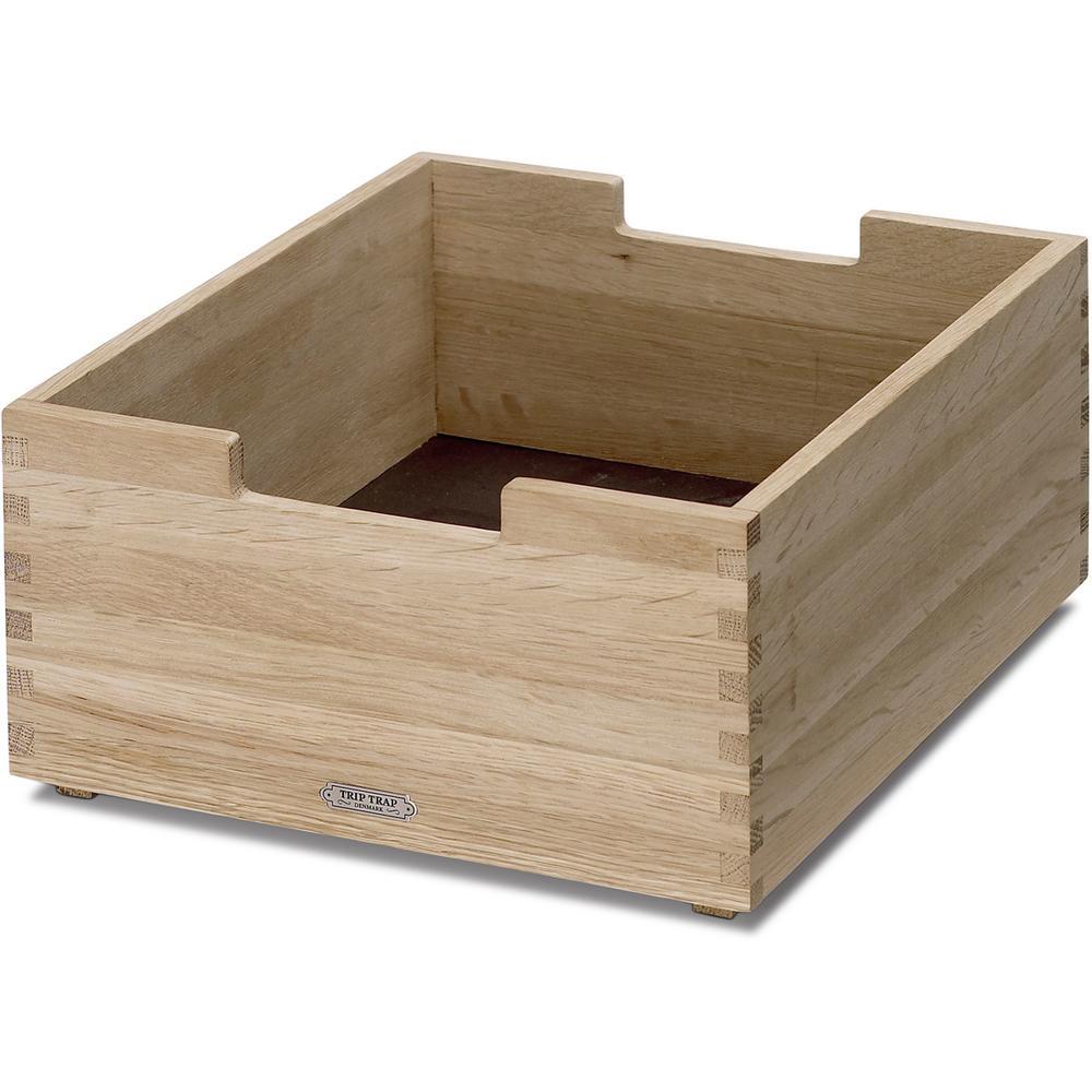 oak toy storage unit