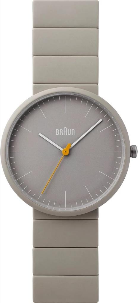 Tenen Draai vast inch Braun Men's Matte Grey Ceramic Analog Watch – House&Hold