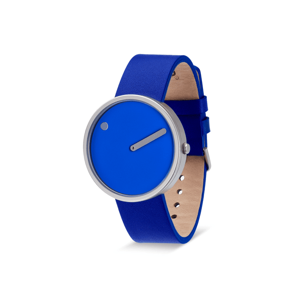 Picto Cobalt Blue & Matte Steel 40mm Watch – House&Hold