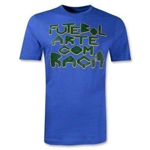 Brasil Nike National Team Soccer t-shirt NWT Samba sele莽茫o Brazil Futebol Arche Com Raca