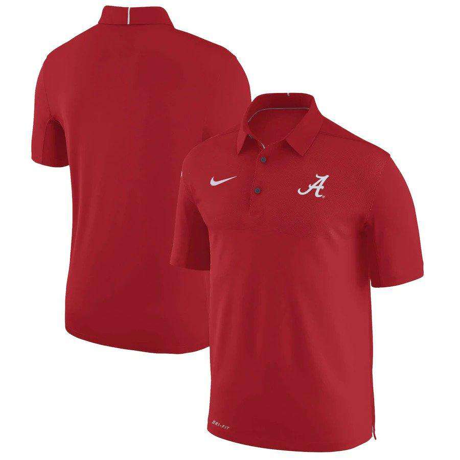 Alabama Crimson Tide Football Polo Shirt by Nike Dri-Fit