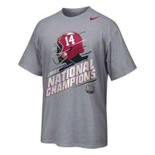 Alabama Crimson Tide 2011 National Champions t-shirt Nike new Football Bama Roll