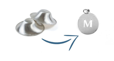 convert your silverette cups into a pendant!