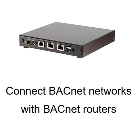 Connect BACnet networks with BACnet routers
