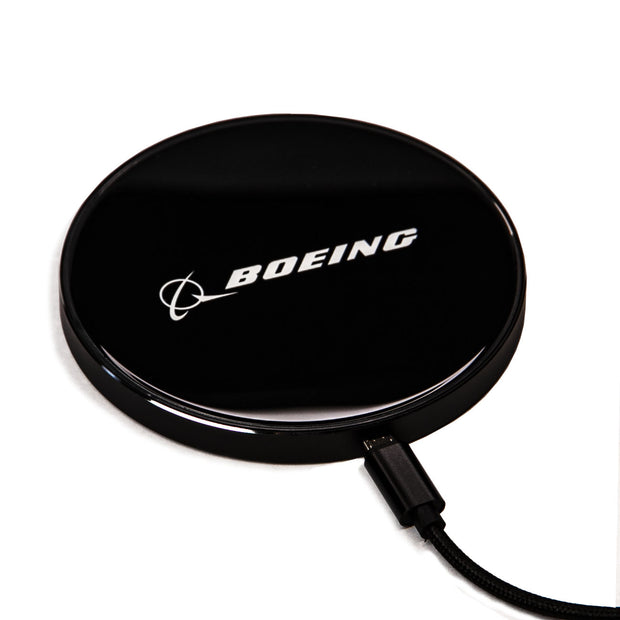 Boeing Logo Qi Wireless Charger The Boeing Store