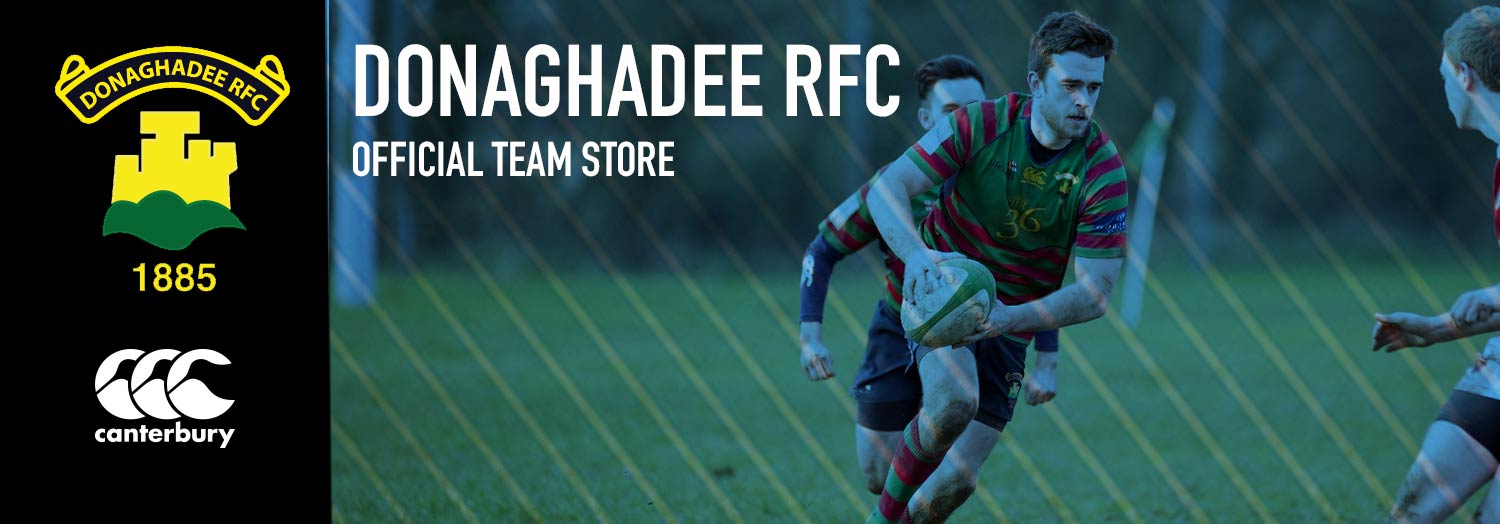 Donaghadee RFC Canterbury Team Wear Store.ie Banner