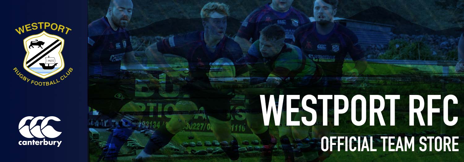 Westport RFC Canterbury Team Wear Store.ie Banner