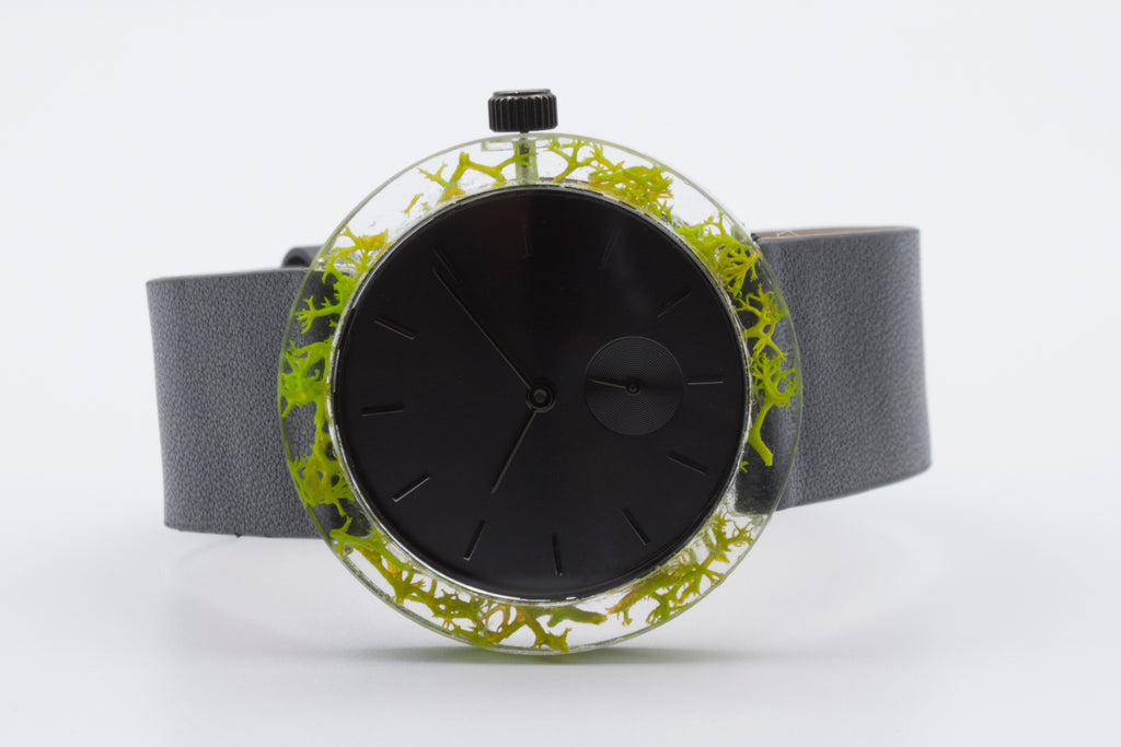 Green Reindeer Moss Botanist Watch - Analog Watch Co.